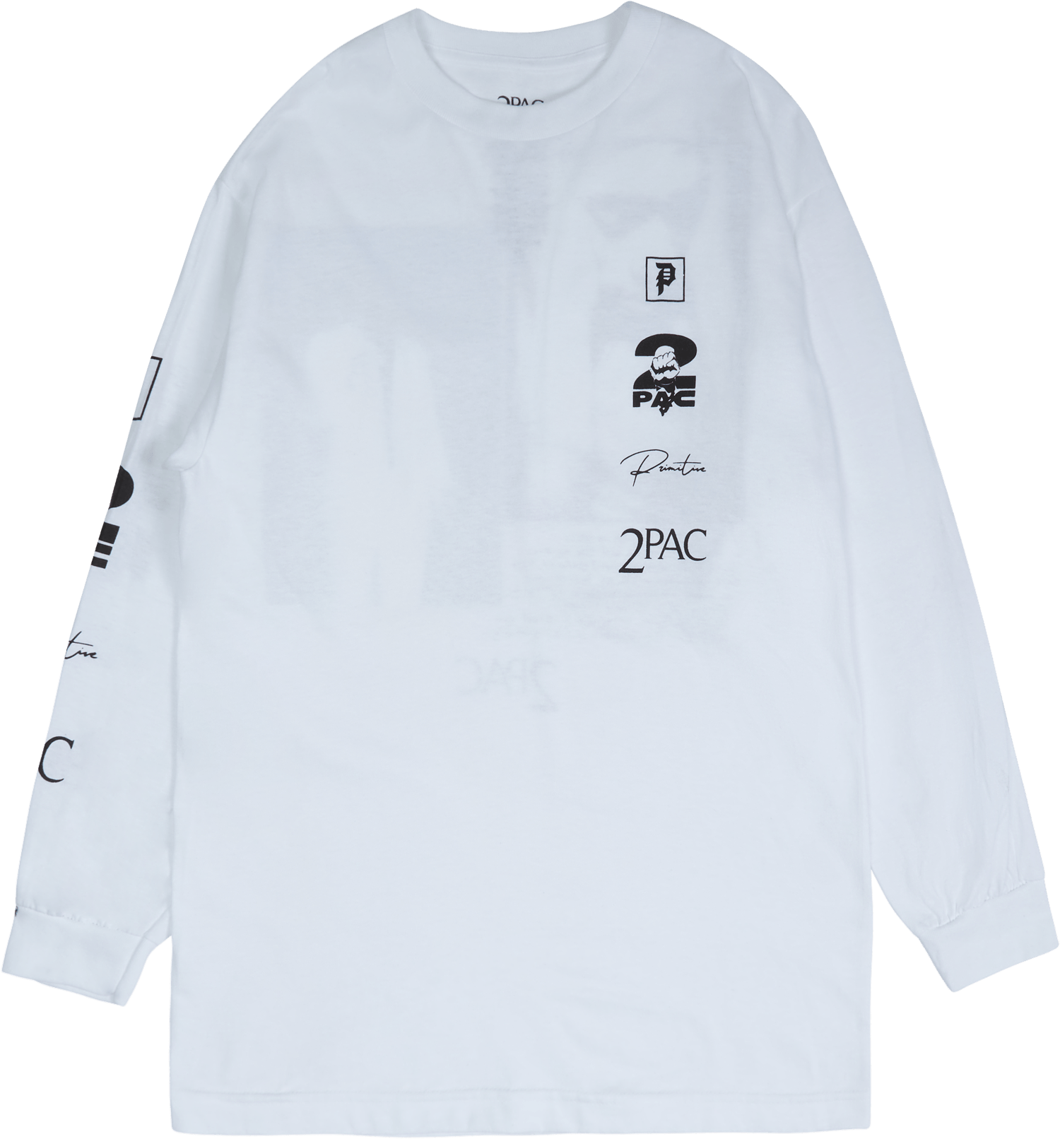 Voice L/s Tee White
