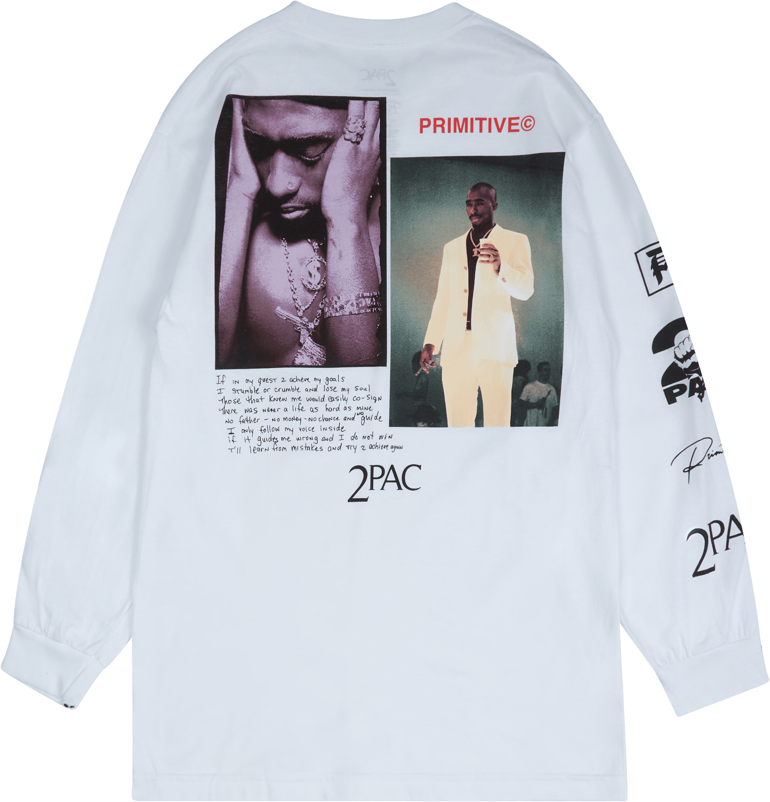 Voice L/s Tee White - Bild 2
