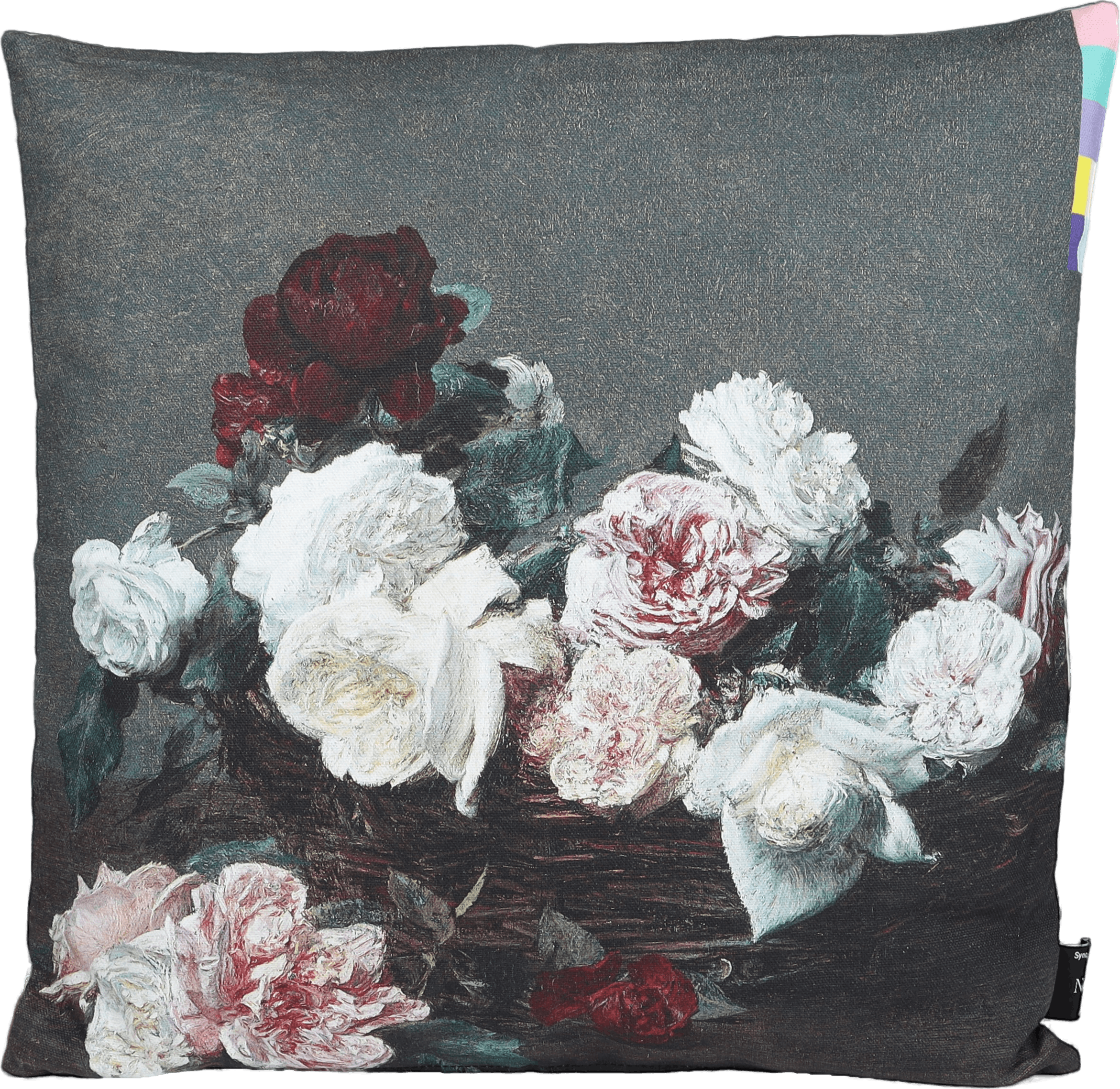 New Order Square Cushion Power Multi, Unisex, Ekwipunek, Akcesoria, wielokolorowy, ONESIZE