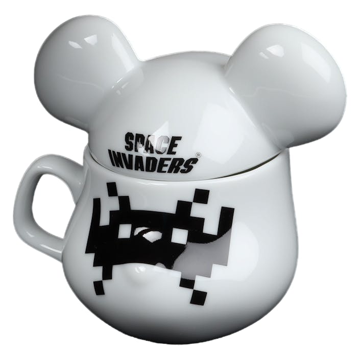 Space Invaders "be@rmug" Multi, Unisex, Equipment, Accessories, White, ONESIZE
