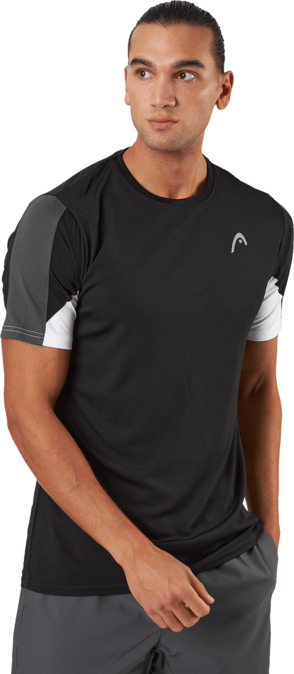 Club 22 Tech T-shirt Men Black, Male, Apparels, T-shirt, Padel, Black, M