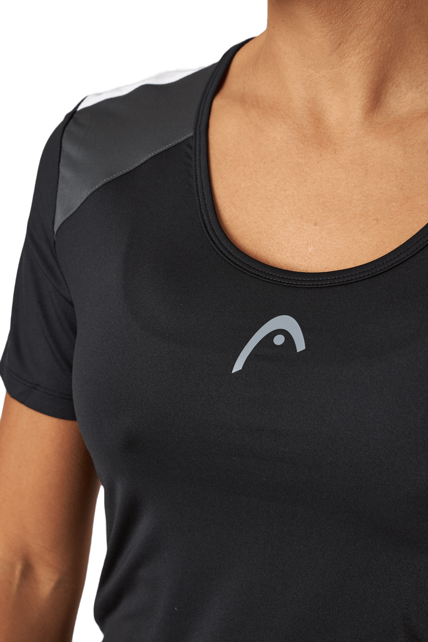 Club 22 Tech T-shirt Women Black - Bild 4