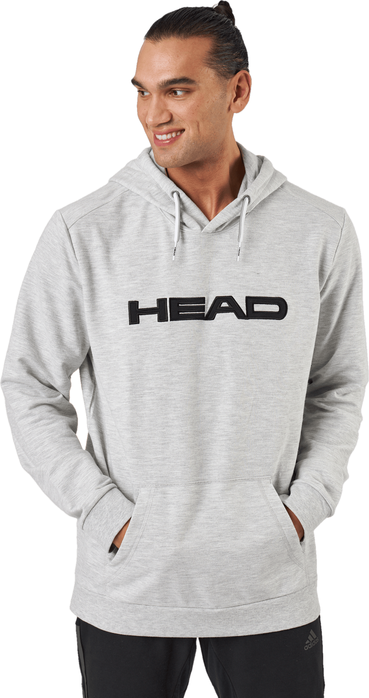 Club Byron Hoodie Men Grey Melange