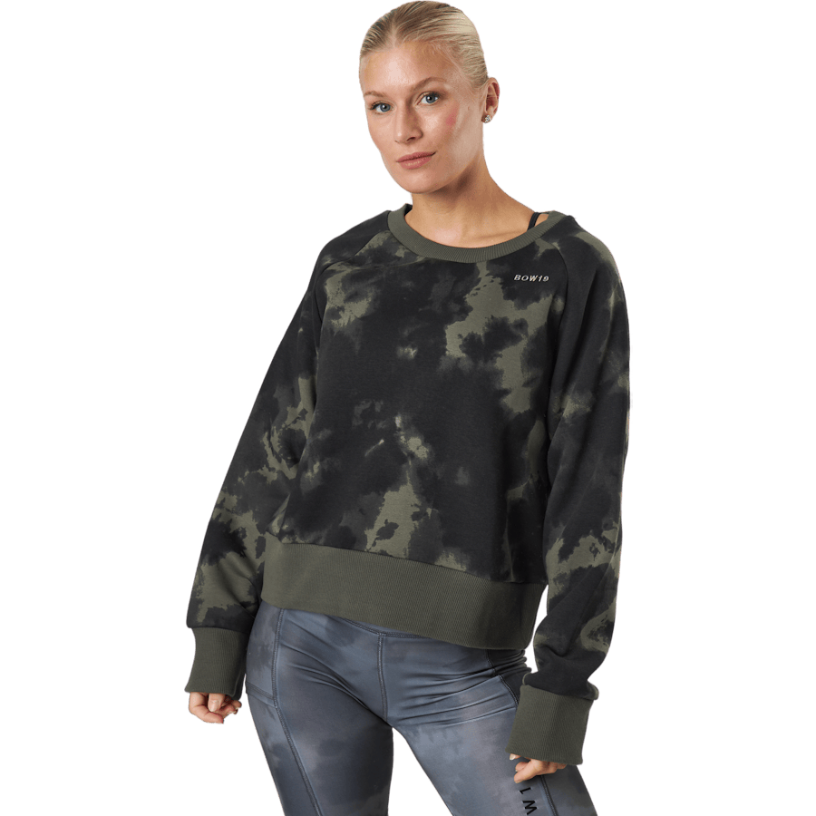 Clara Crewneck Cinder Tie Dye