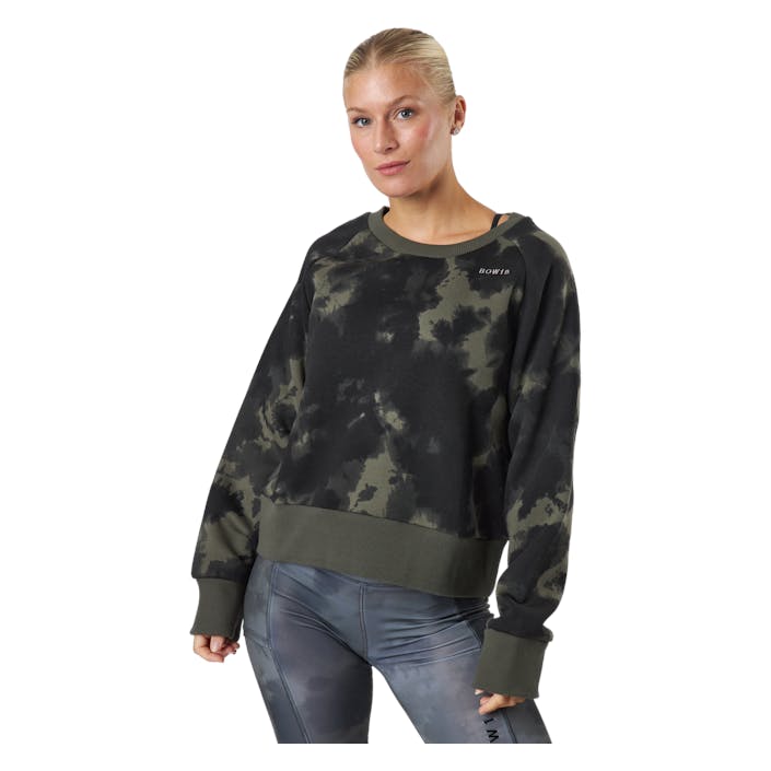 Clara Crewneck Cinder Tie Dye, Female, Apparels, Shirts, Padel, Multi color, L