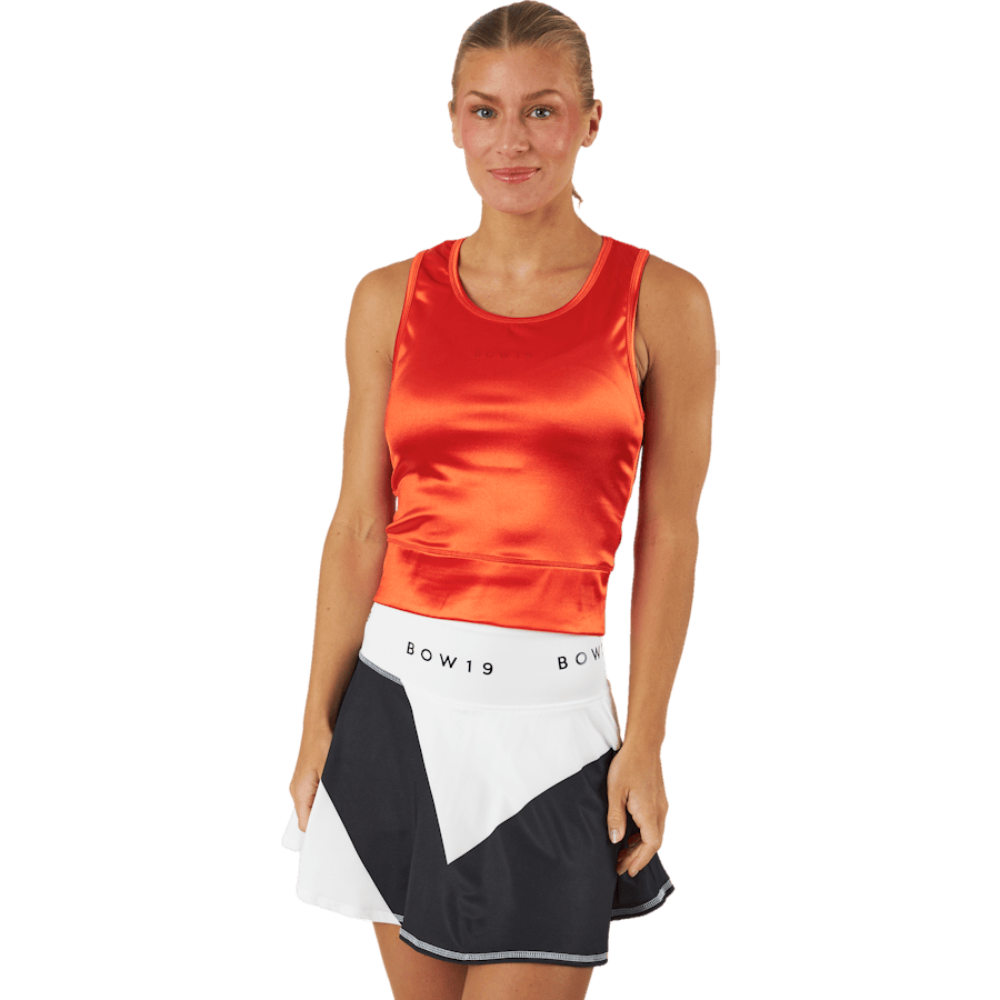 Evy Tank Top Red Metallic