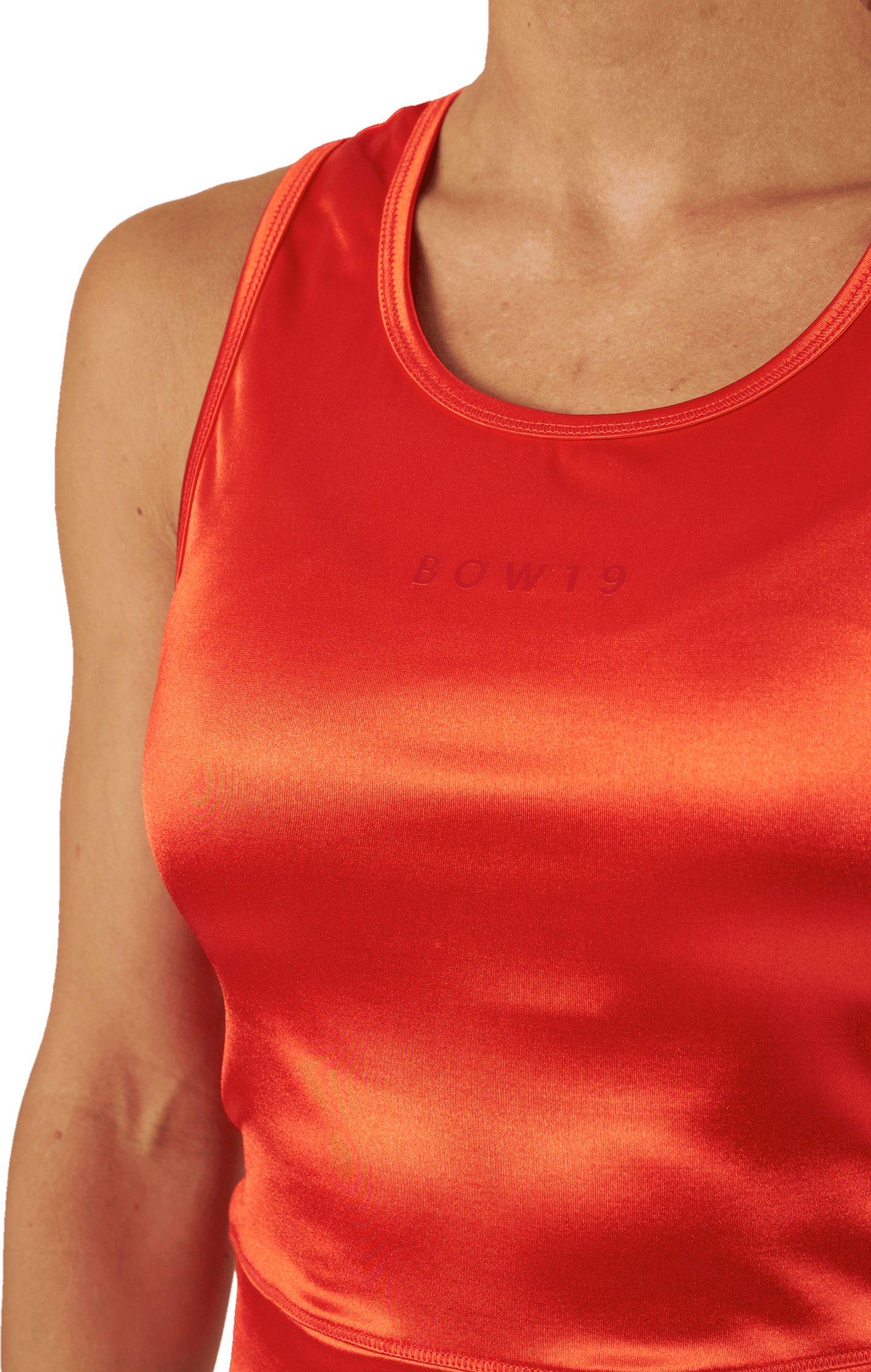 Evy Tank Top Red Metallic - Bild 4
