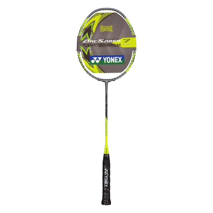 Arcsaber 7 Play 2022 Gray/ Yellow, Unisex, Utrustning, racketar, Badminton, 4UG5
