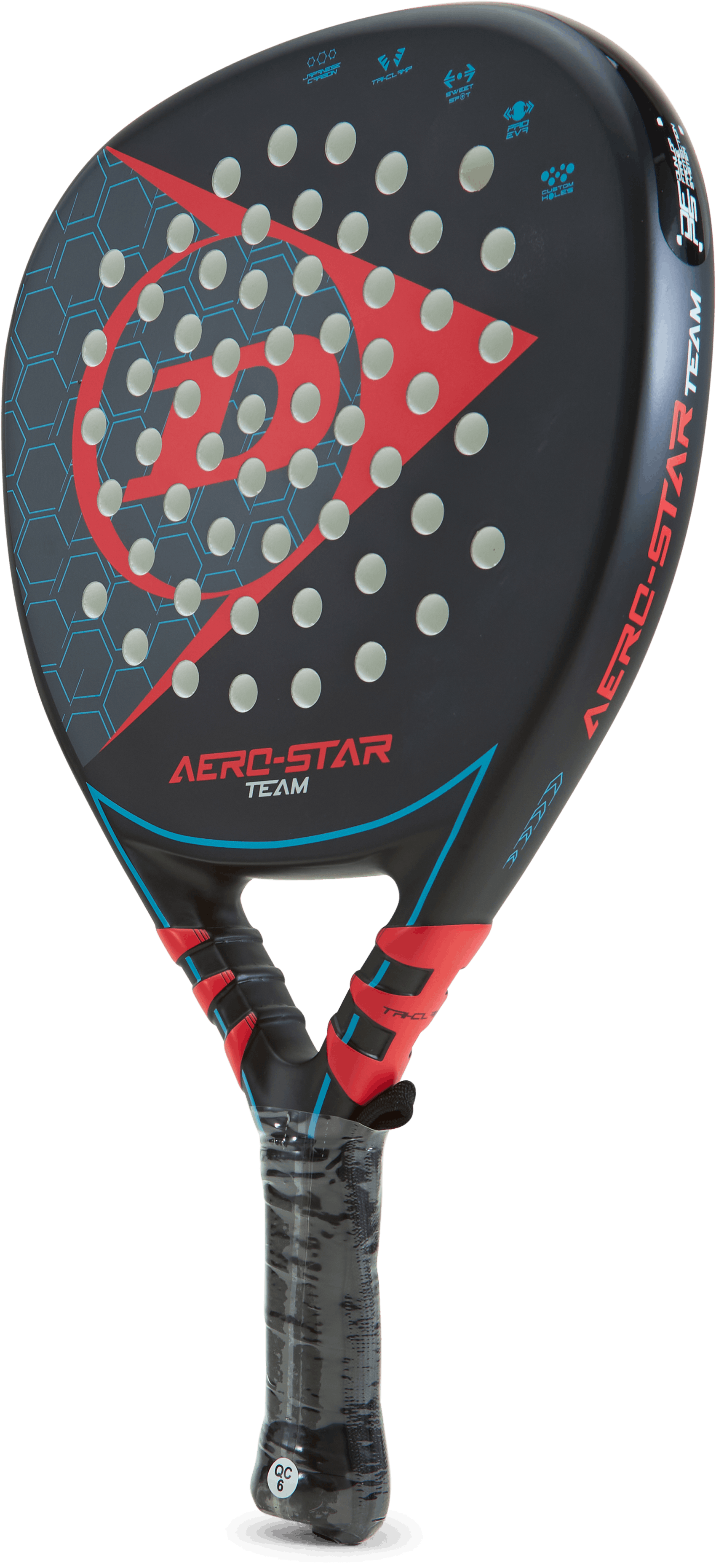 Aero-star Team Black/red, Unisex, Vybavenie, rakety, Padel, ONESIZE