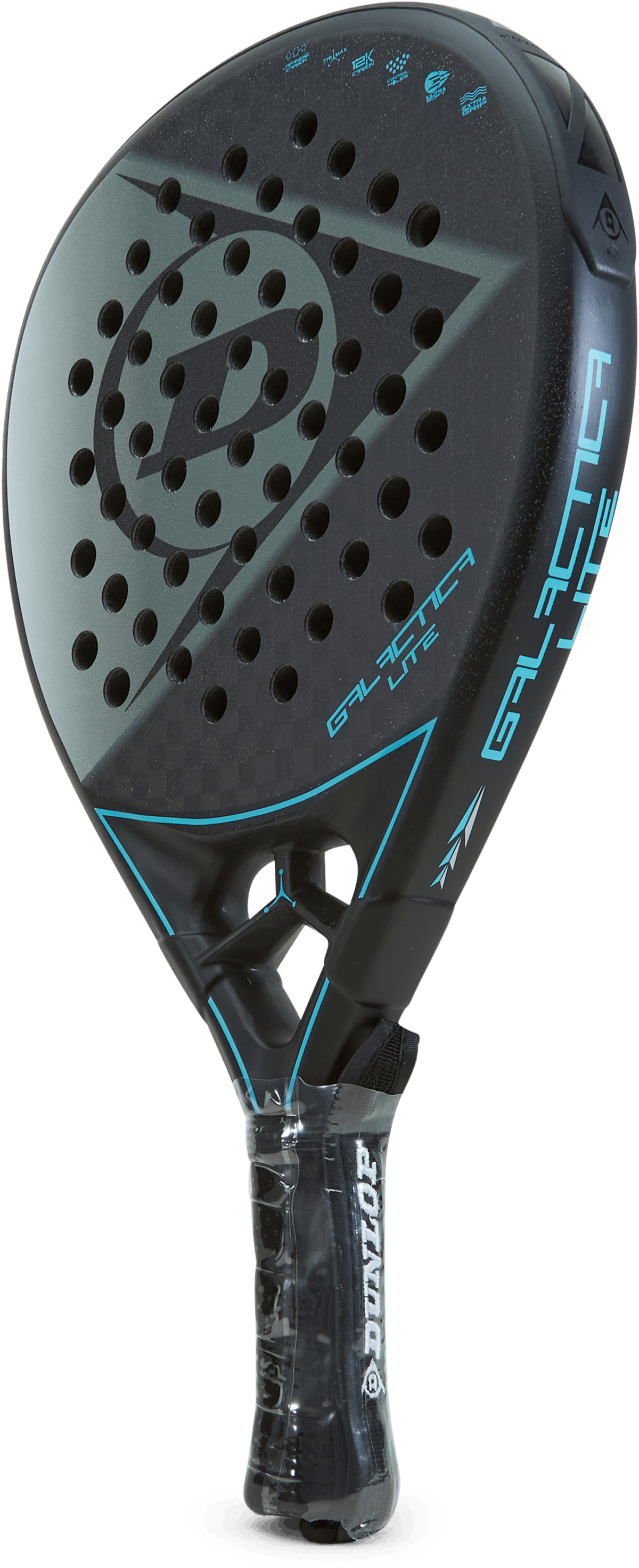 Galactica Lite Black, Unisex, Utrustning, racketar, Padel, Svart, ONESIZE