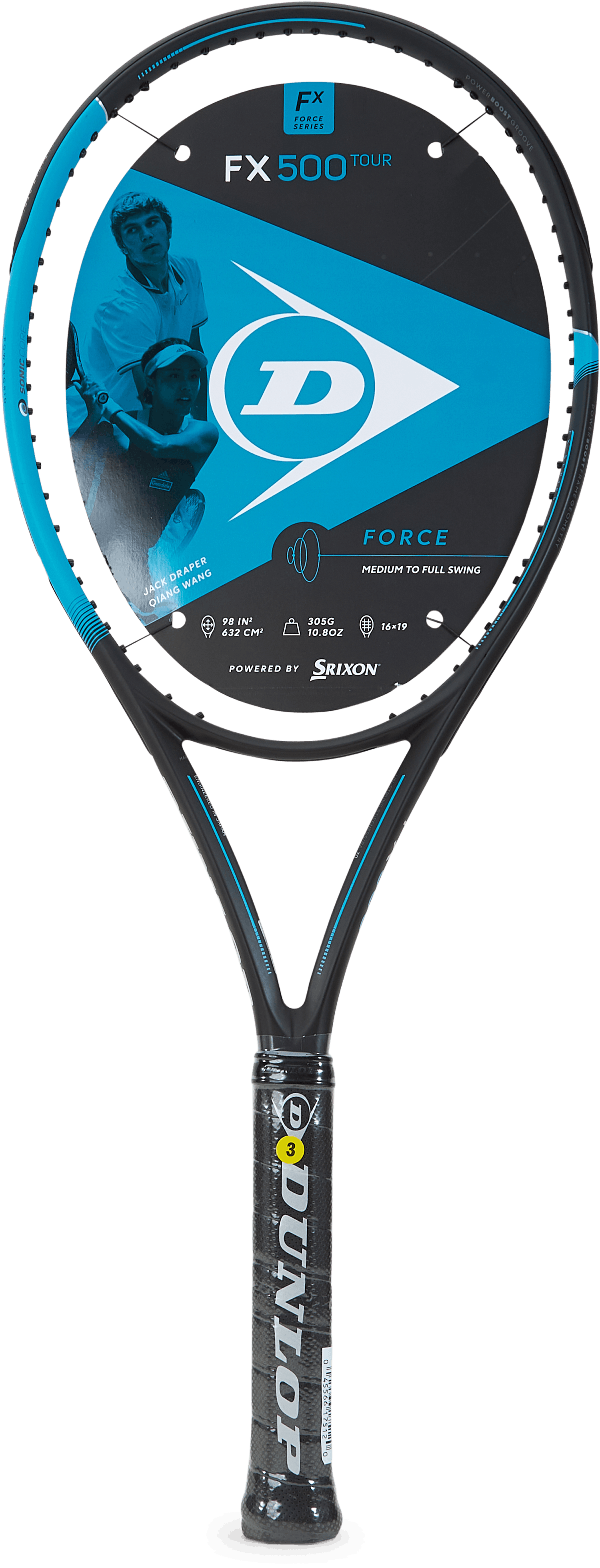 Fx 500 Tour Black/blue, Unisex, Ausrüstung, Schläger, Tennis, 2