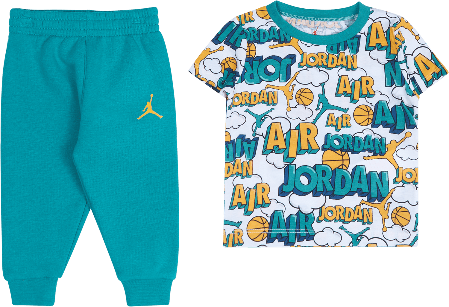 Air Comic Aop Tee And Pant Set
