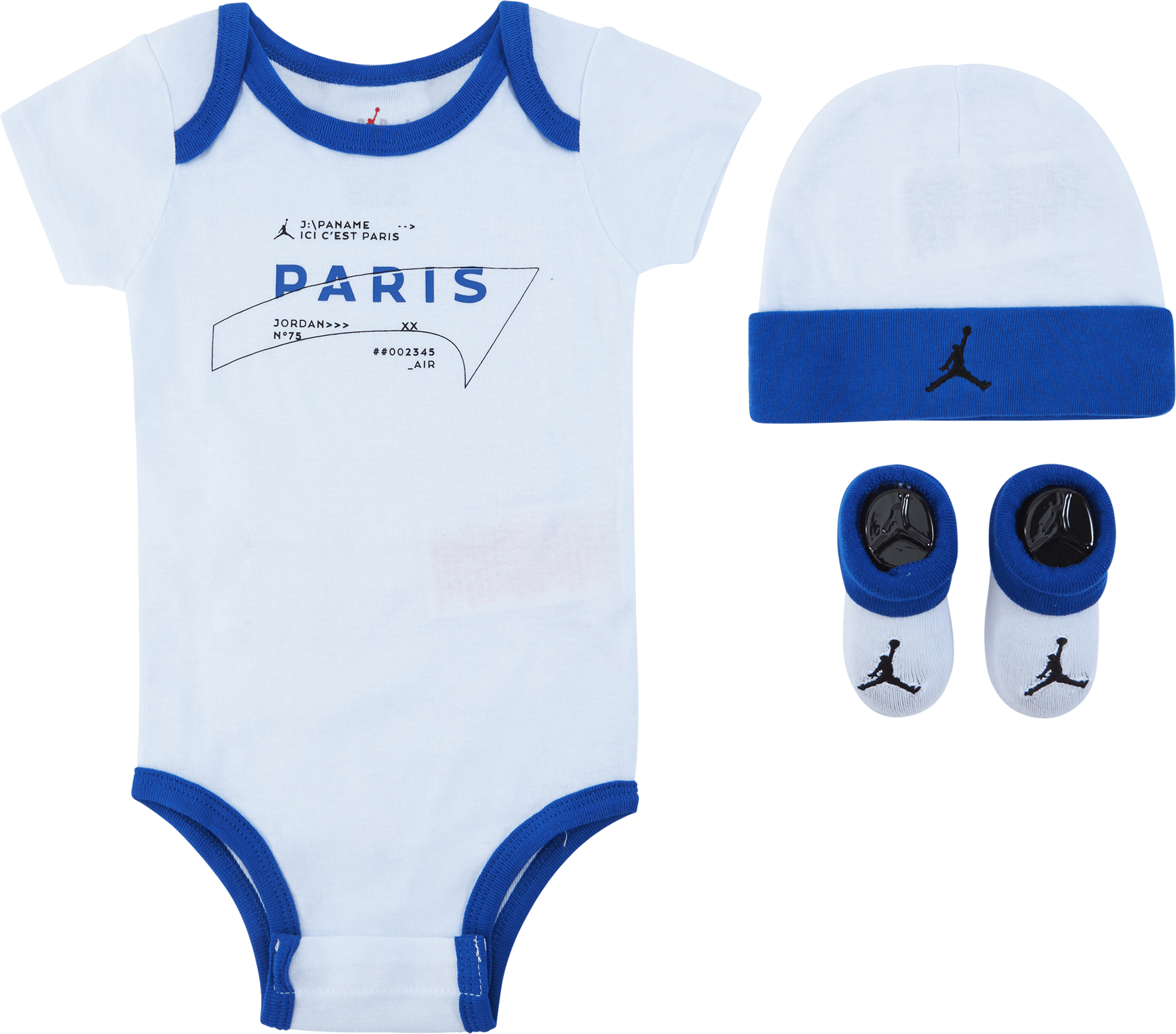 PSG Hat/bodysuit/bootie Set 3p