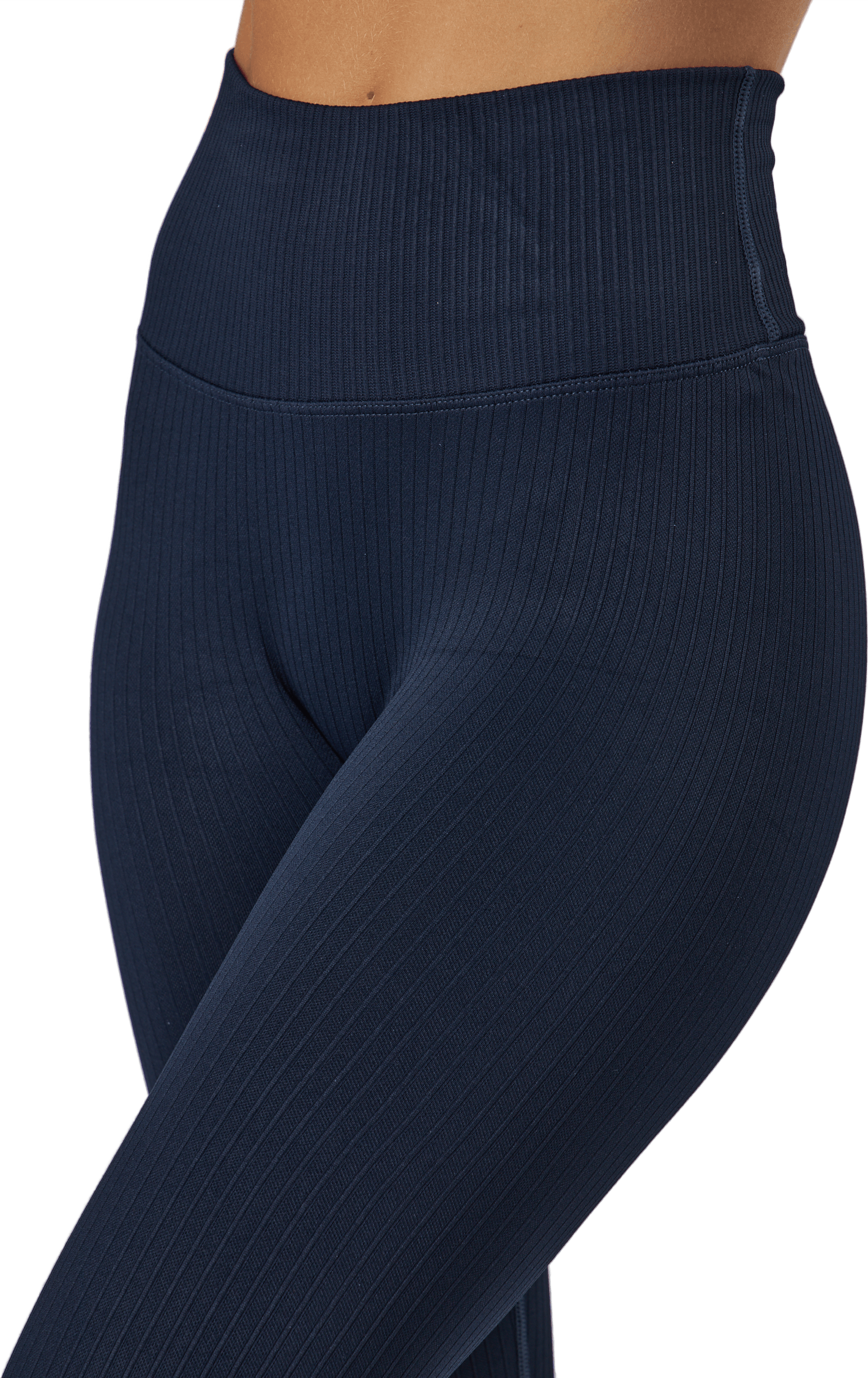 Ribbed Seamless Tights Navy Blue - Bild 5