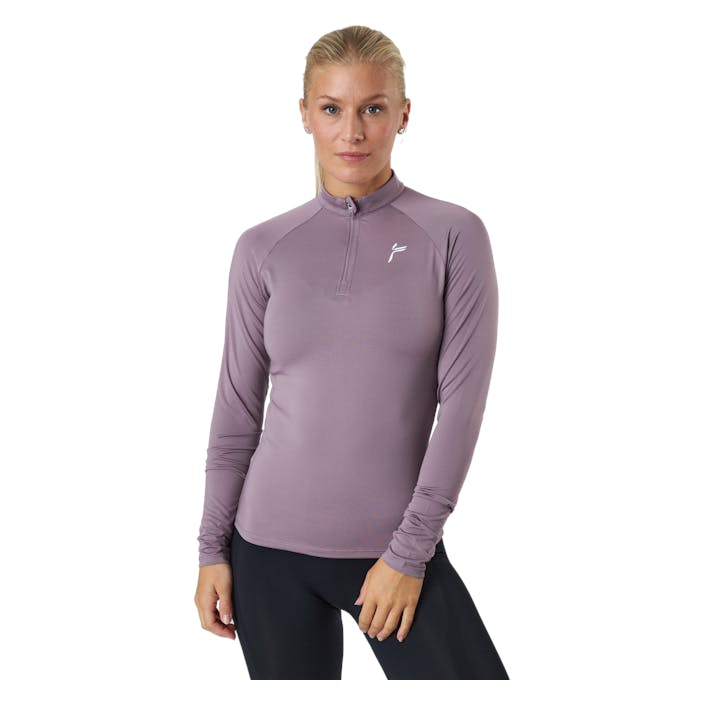 Essential Long Sleeve Dark Pink, Female, Kleding, basis lagen, Training, Purper, S