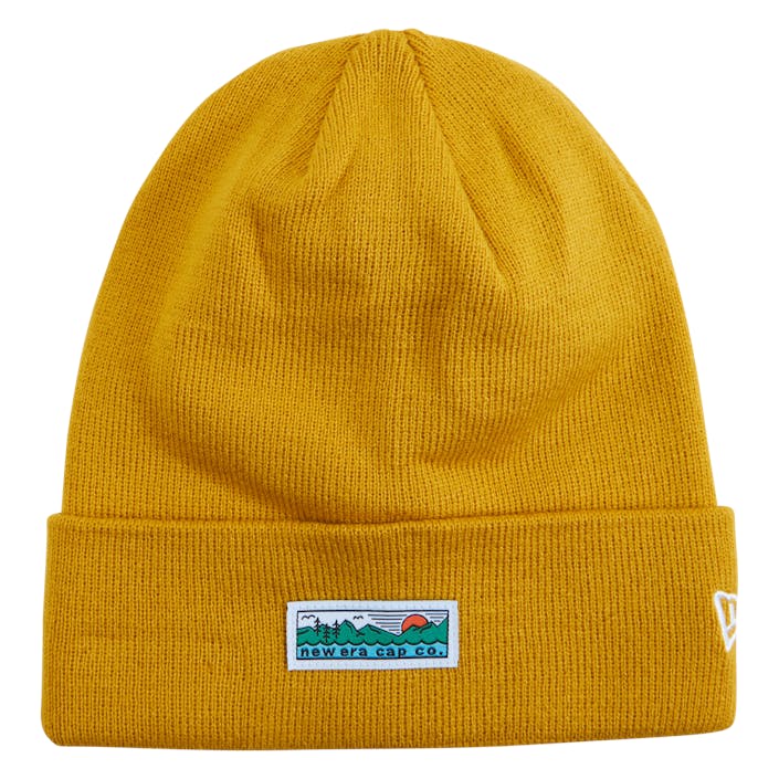 Outdoor Patch Beanie, Unisex, Vaatteet, hatut ja lakit, Harmaa, ONESIZE