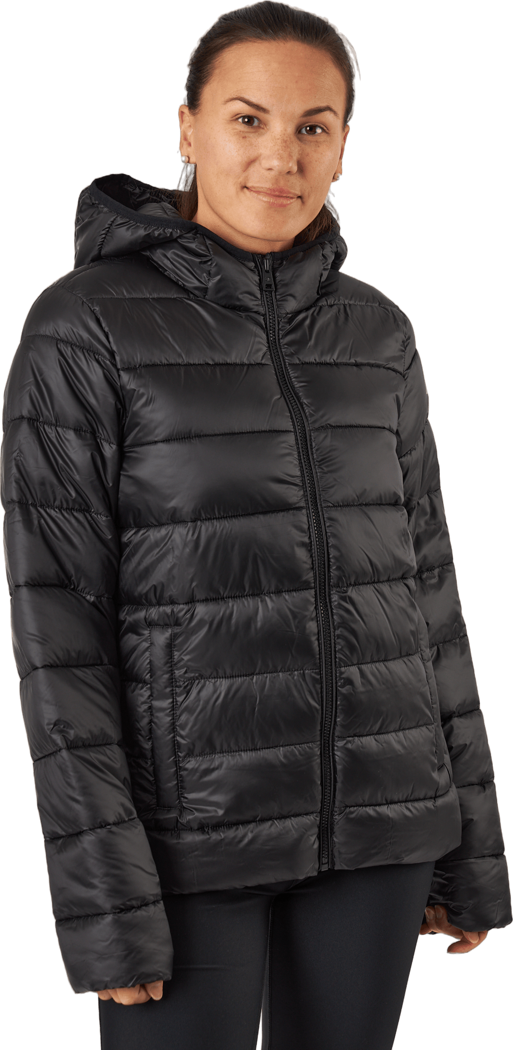 Hooded Polyfilled Jacket Kk001