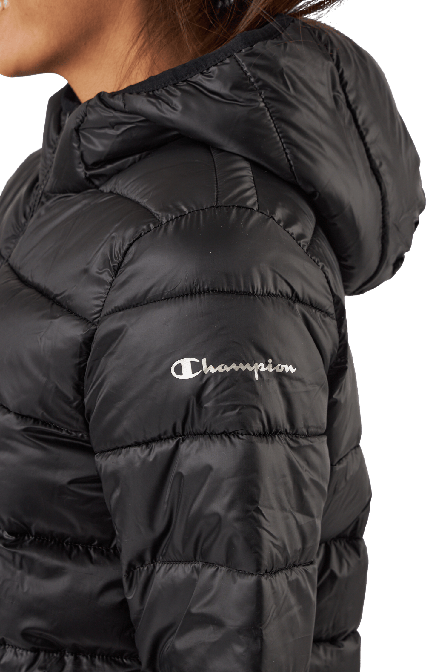 Hooded Polyfilled Jacket Kk001 - Bild 4