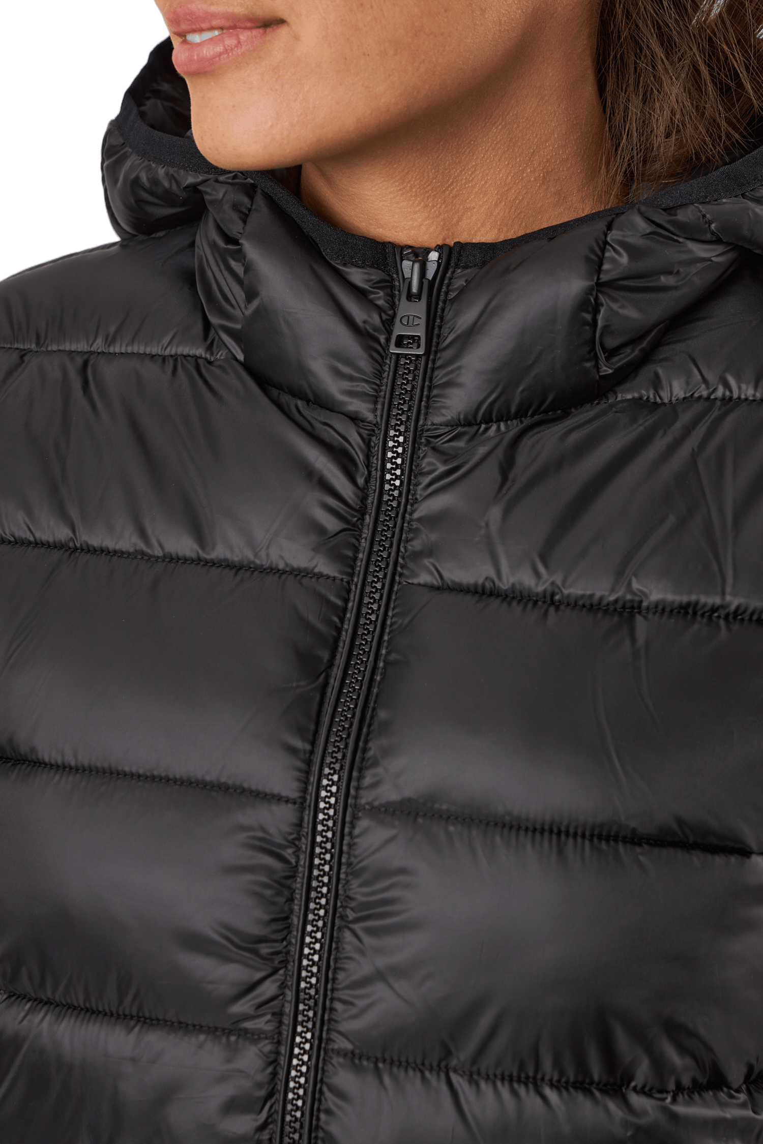 Hooded Polyfilled Jacket Kk001 - Bild 5