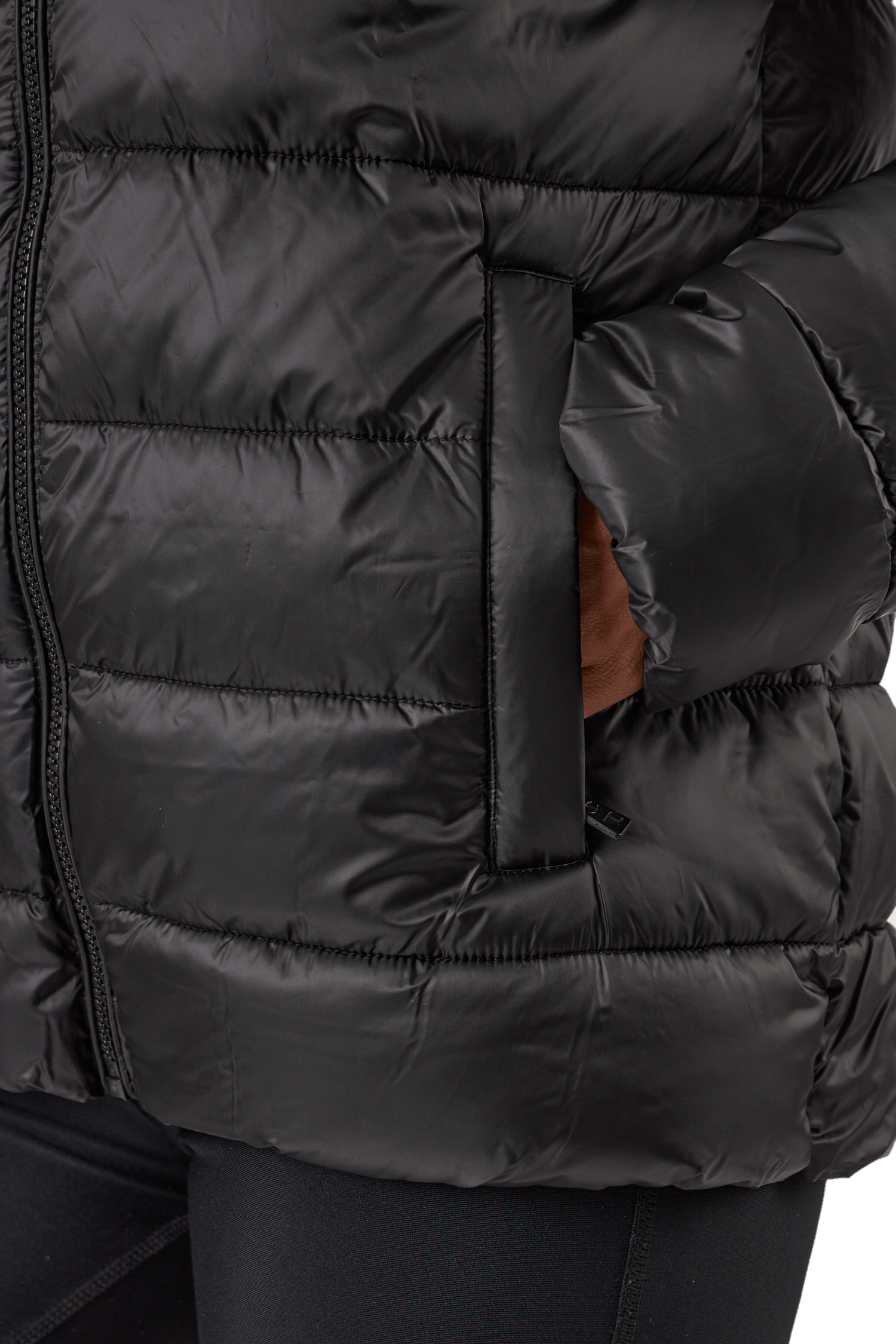 Hooded Polyfilled Jacket Kk001 - Bild 6