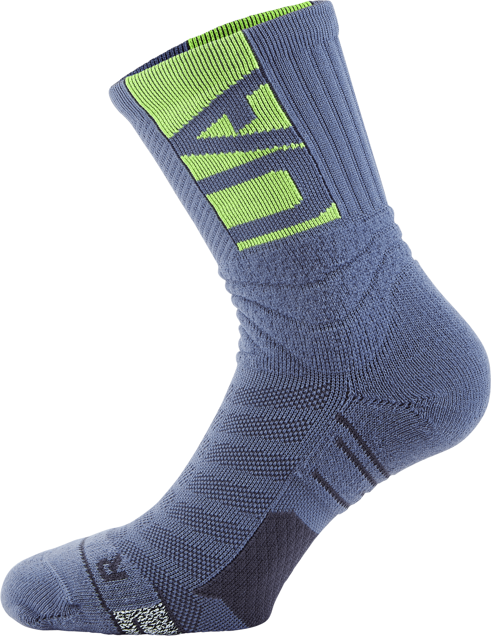 Ua Playmaker Mid-crew Aurora Purple, Unisex, Kläder, Strumpor, Träning, Flerfärgad, XL