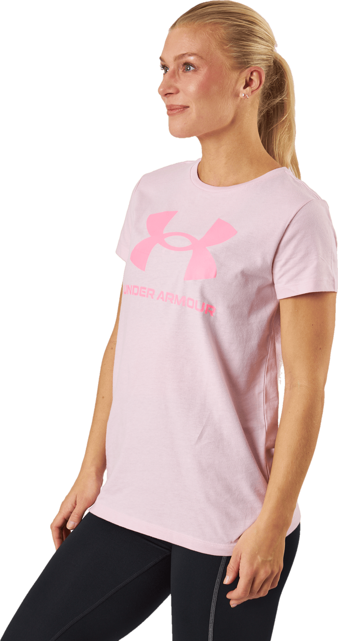 Ua Sportstyle Logo Ss Prime Pink - Bild 2