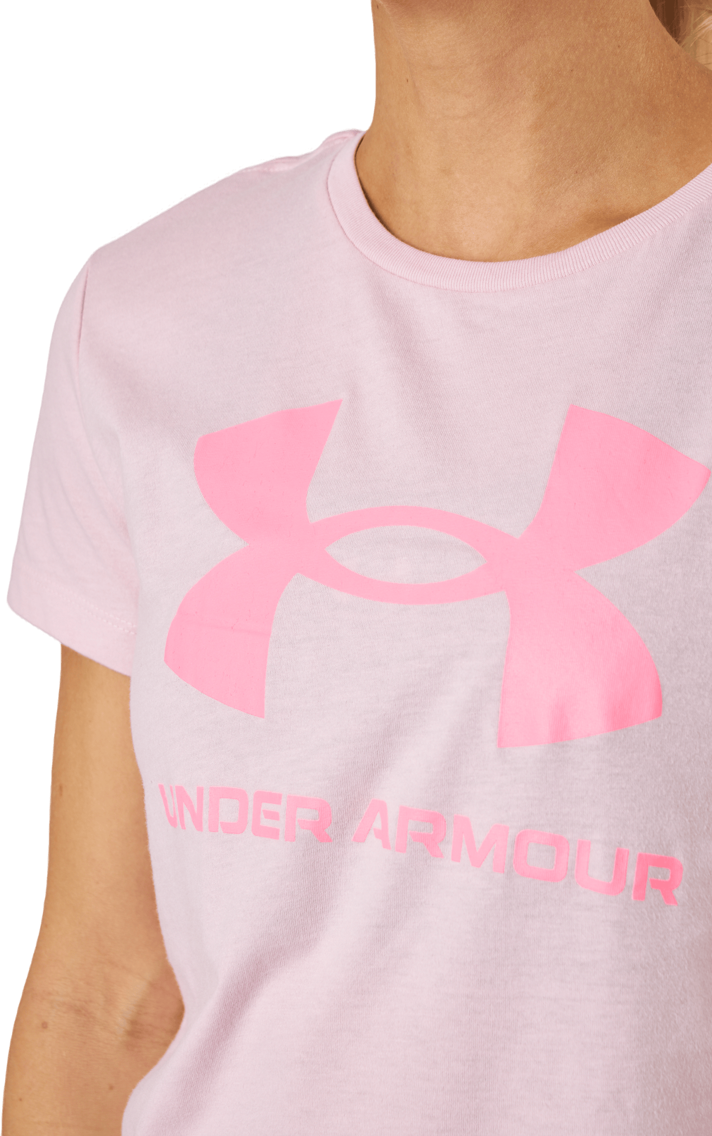 Ua Sportstyle Logo Ss Prime Pink - Bild 4