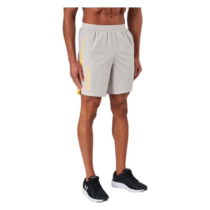 Ua Launch Sw 7'' Wm Short Ghost Gray, Male, Apparels, Shorts, Workout, White, XXL
