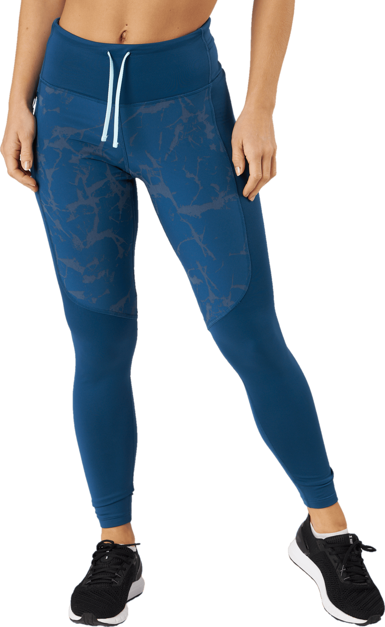 Ua Outrun The Cold Tight Ii Petrol Blue