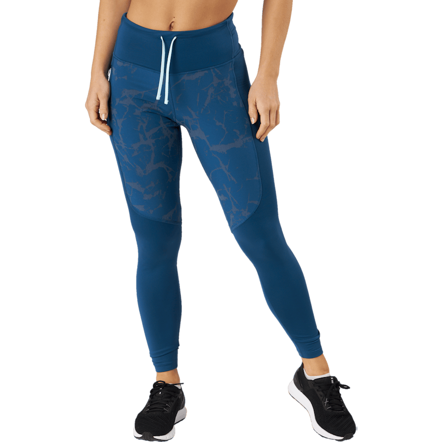 Ua Outrun The Cold Tight Ii Petrol Blue