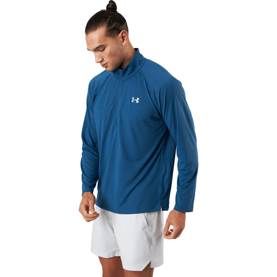 Ua Streaker Half Zip Petrol Blue