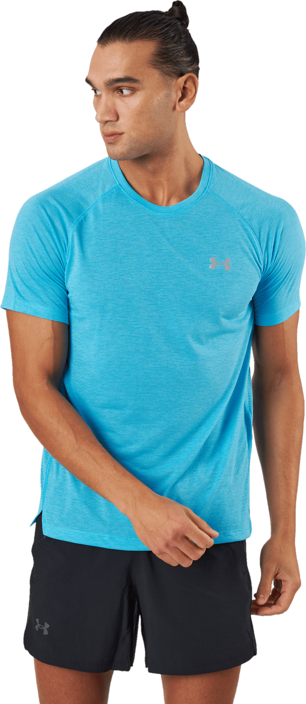 Ua Streaker Tee Capri, Male, Apparels, T-shirt, Running, XL