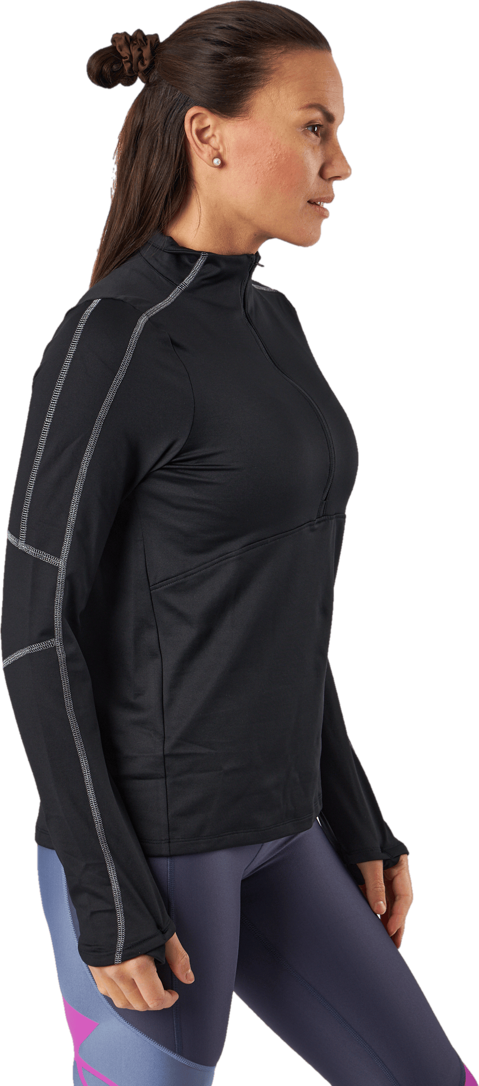 Ua Train Cw 1/2 Zip Black - Bild 2