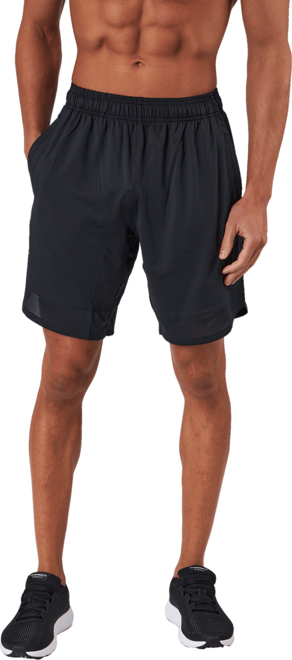 Ua Train Stretch Shorts Black, Male, Apparels, Shorts, Workout, Black, L