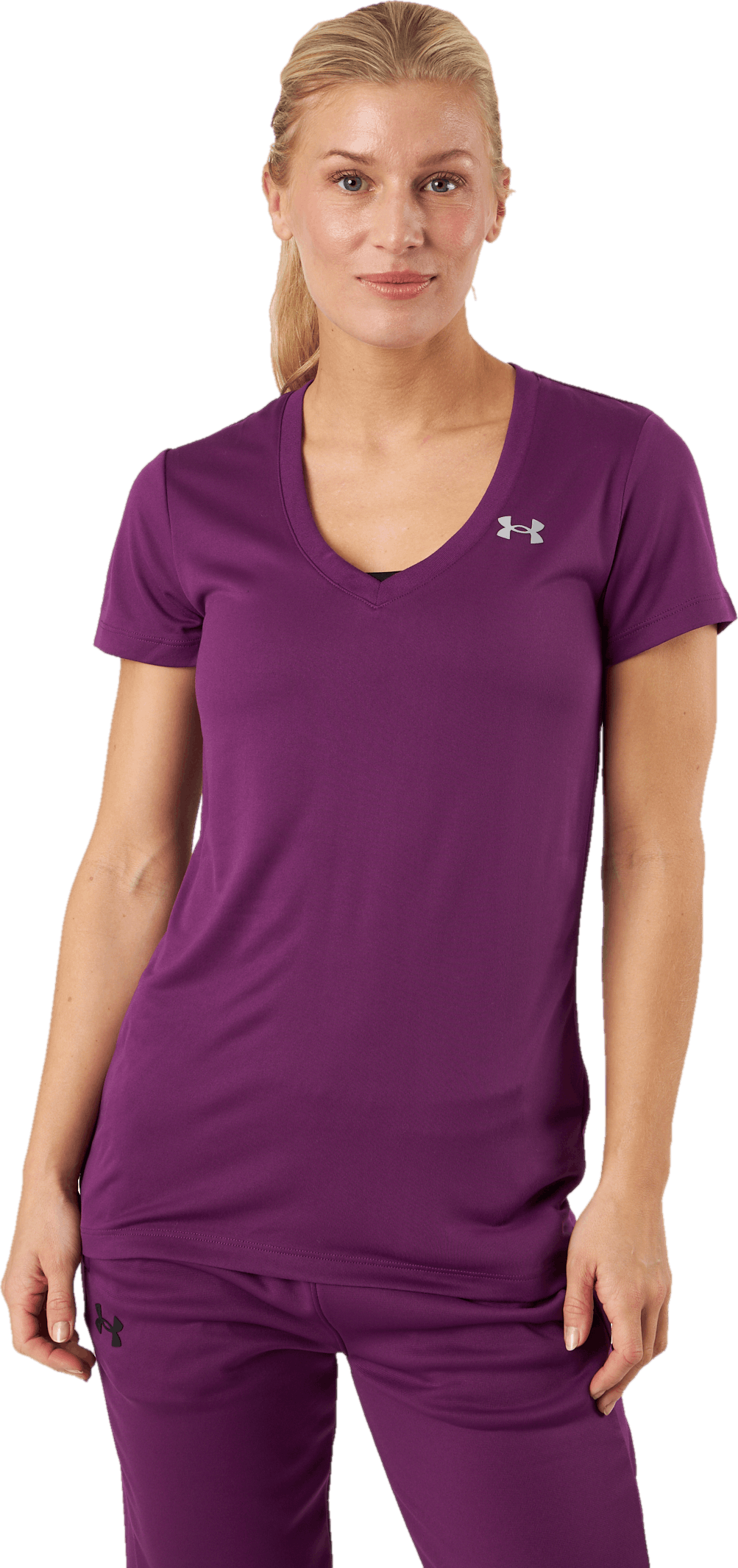 Tech Ssv - Solid Rivalry, Female, Odzież, Podkoszulek, Trening, Fioletowy, XS