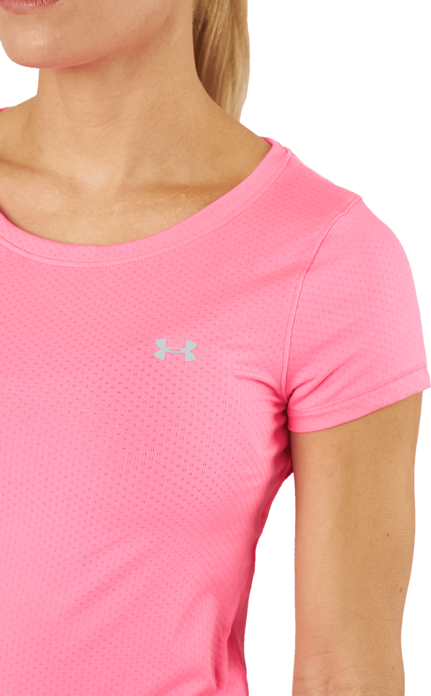 Ua Hg Armour Ss Pink Punk - Bild 4