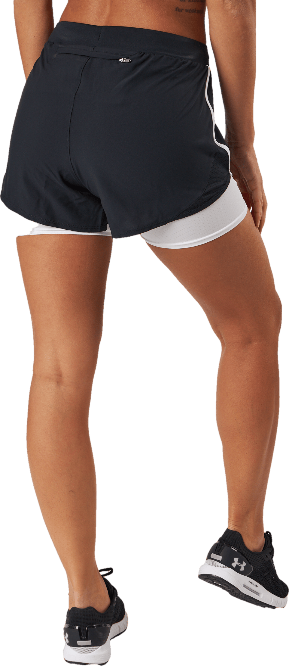 Ua Fly By Elite 2-in-1 Short Black - Bild 3