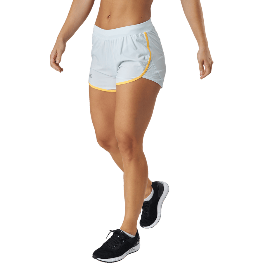 Ua Fly By Elite 3'' Short Ghost Gray Light Heather - Bild 2