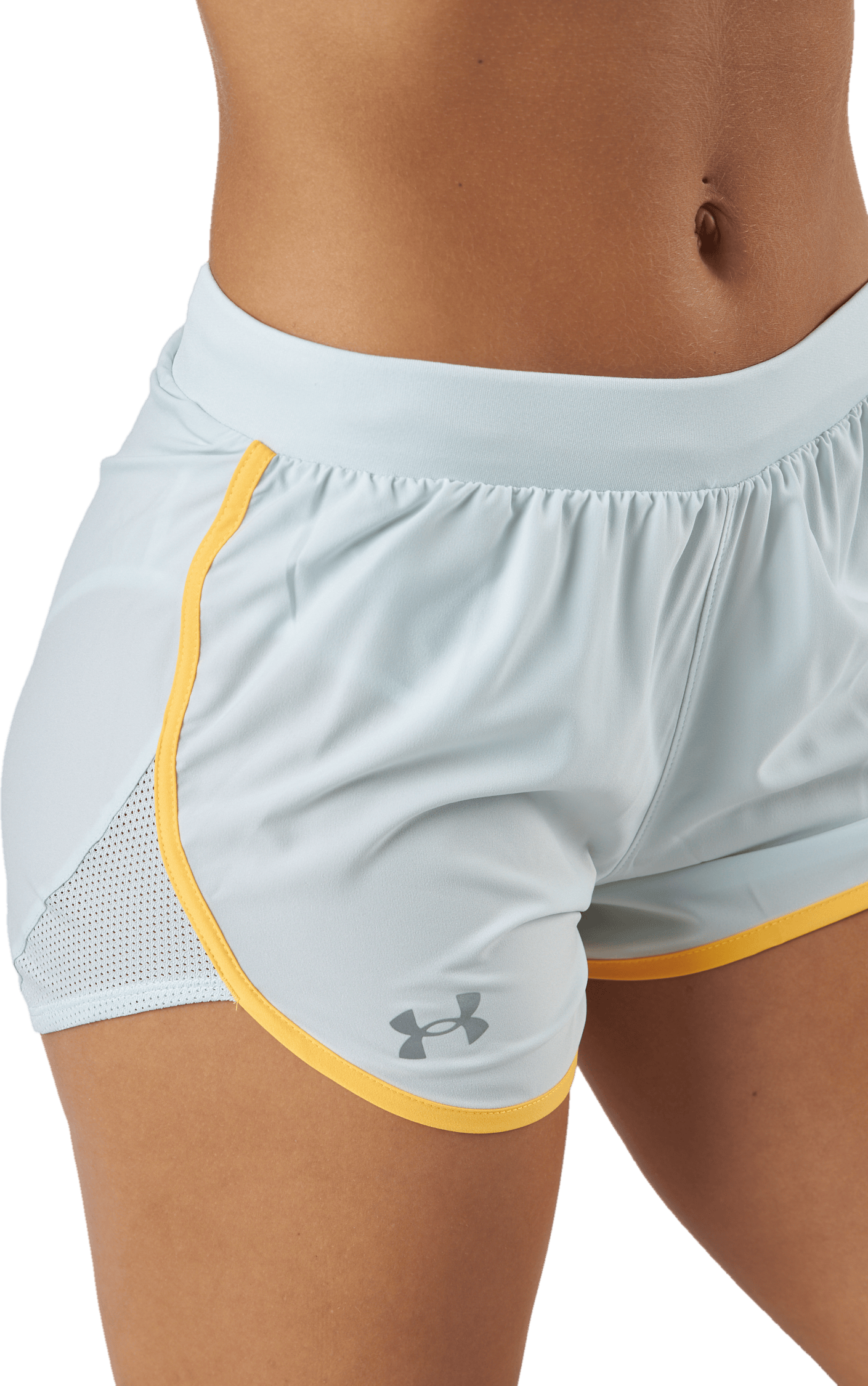 Ua Fly By Elite 3'' Short Ghost Gray Light Heather - Bild 4
