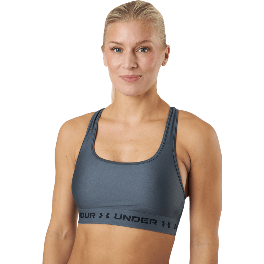 Ua Crossback Mid Bra Pitch Gray