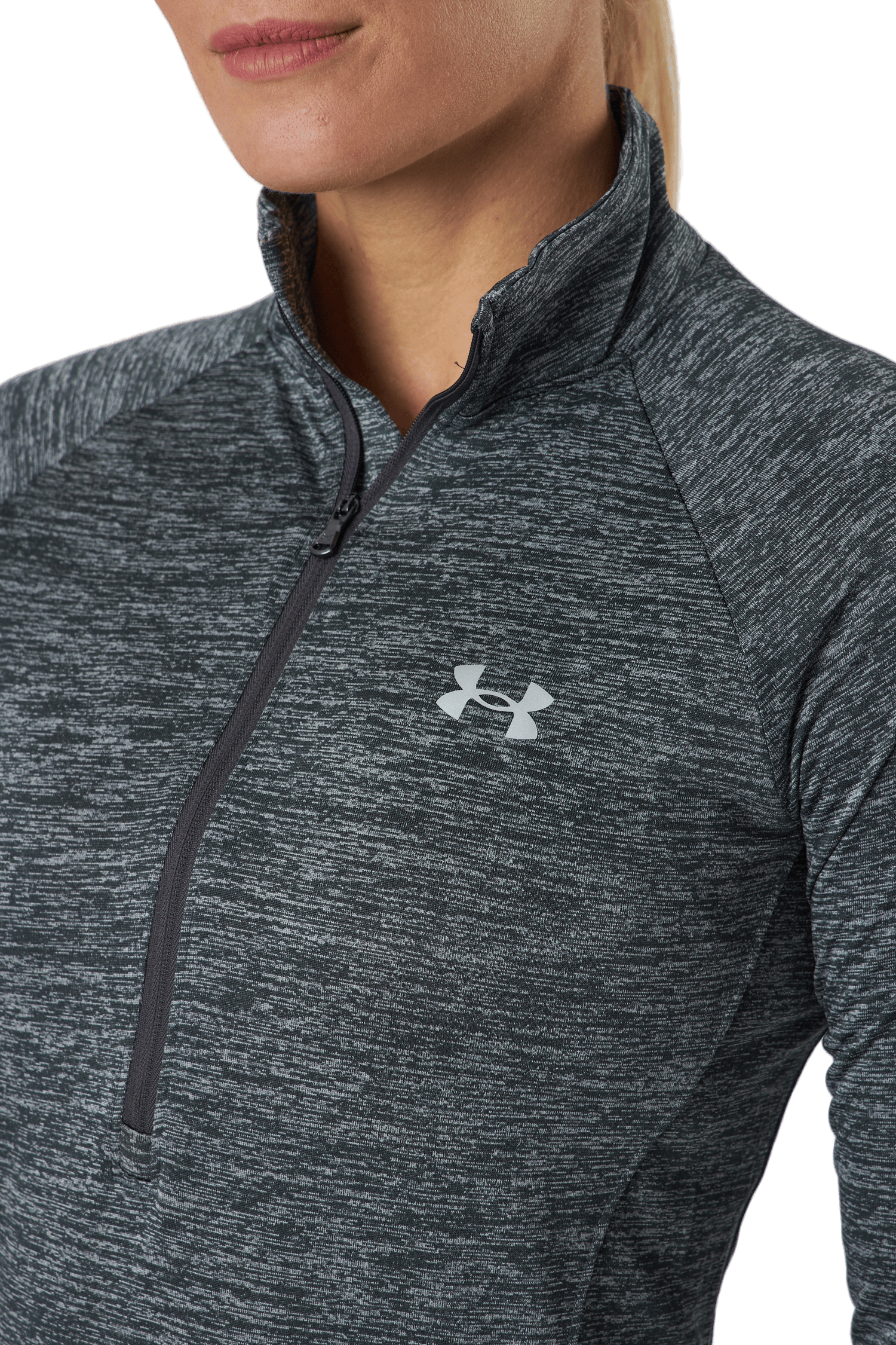 Tech 1/2 Zip - Twist Jet Gray - Bild 4