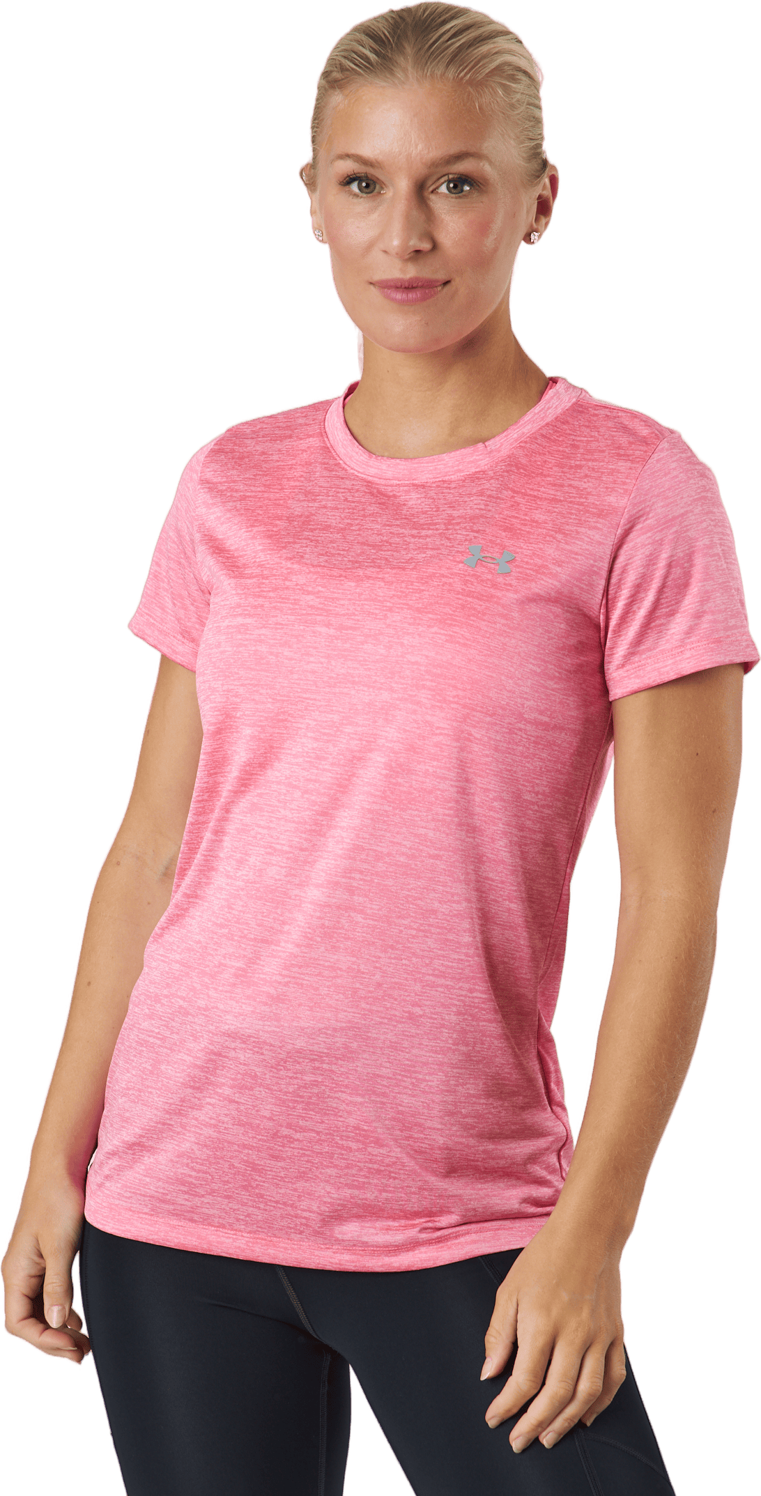 Tech Ssc - Twist Cerise, Female, Kläder, T-shirt, Träning, Rosa, XL
