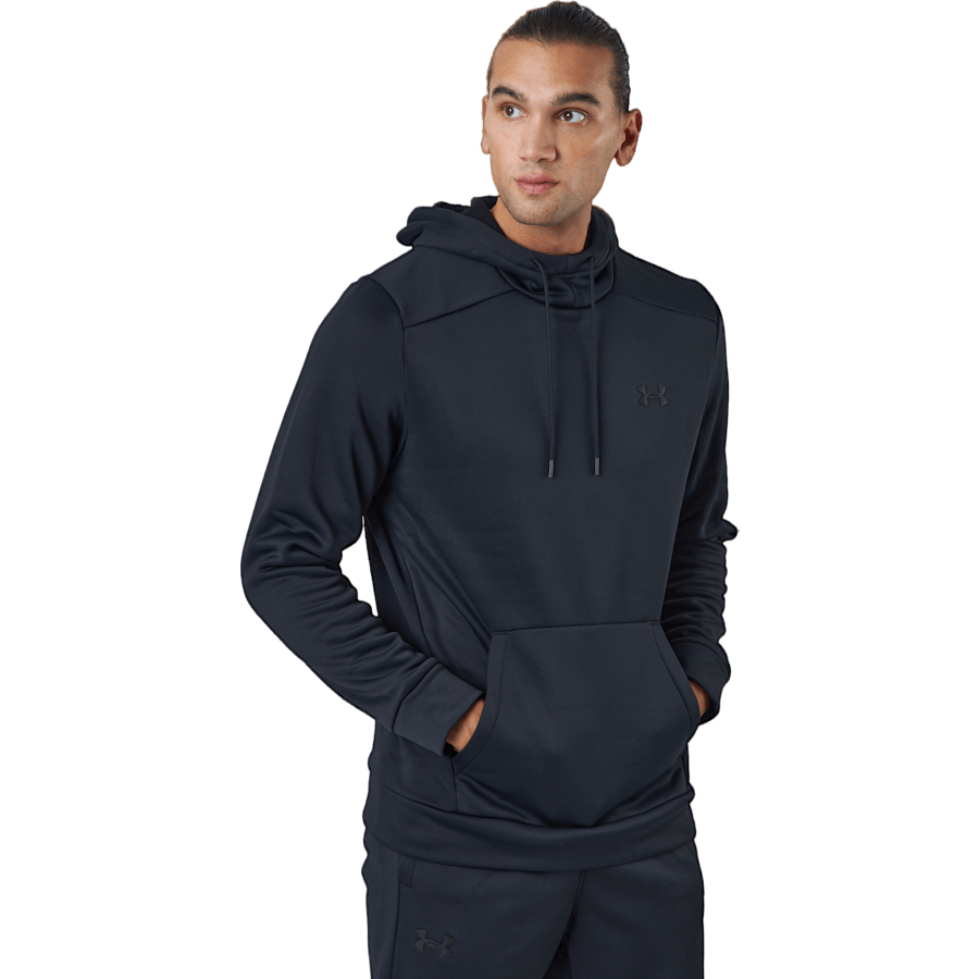 Ua Armour Fleece Hoodie Black