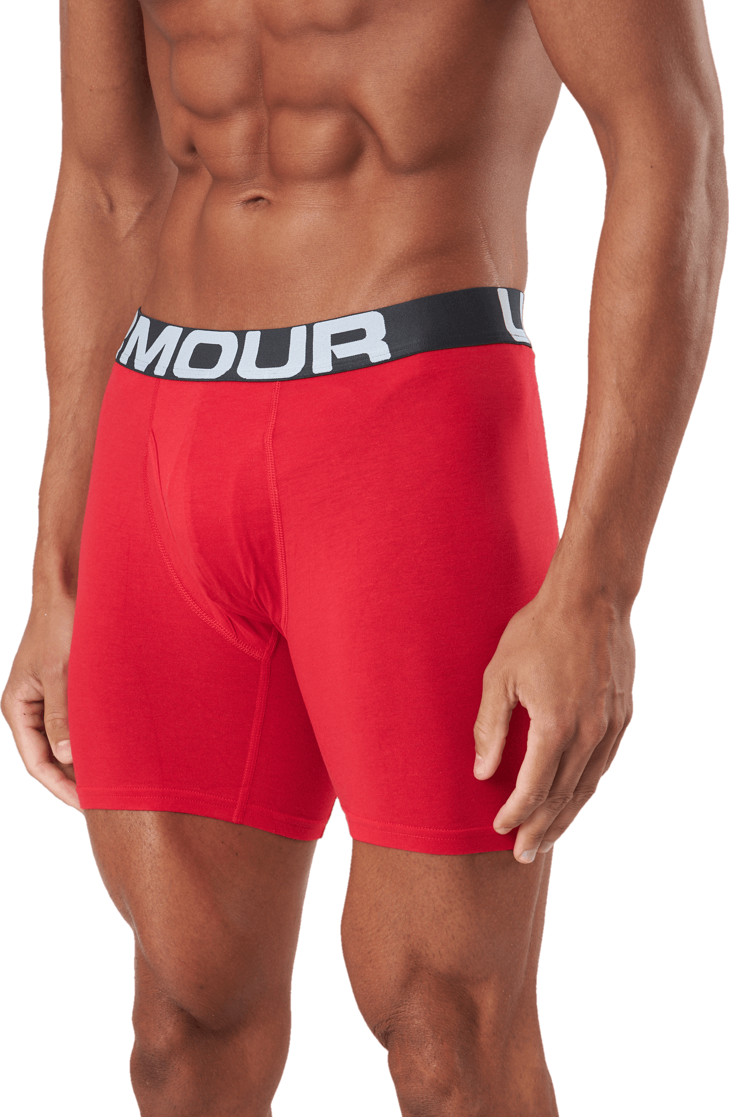 Ua Charged Cotton 6in 3 Pack Red - Bild 3