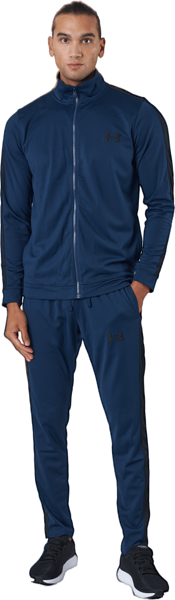 Ua Knit Track Suit Academy, Male, Apparels, tracksuits & sets, Workout, Blue, XL