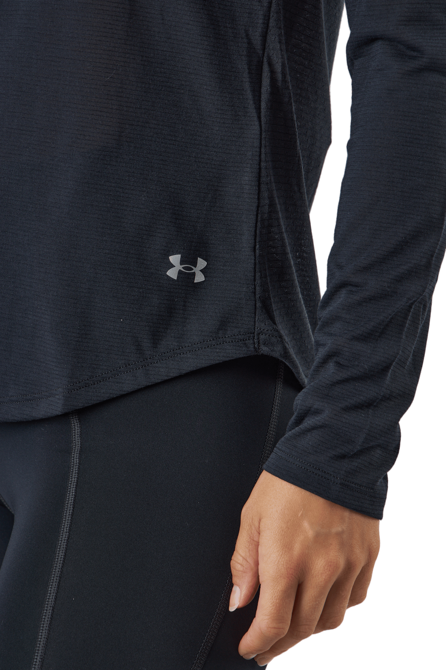 Ua Streaker Longsleeve Black - Bild 5