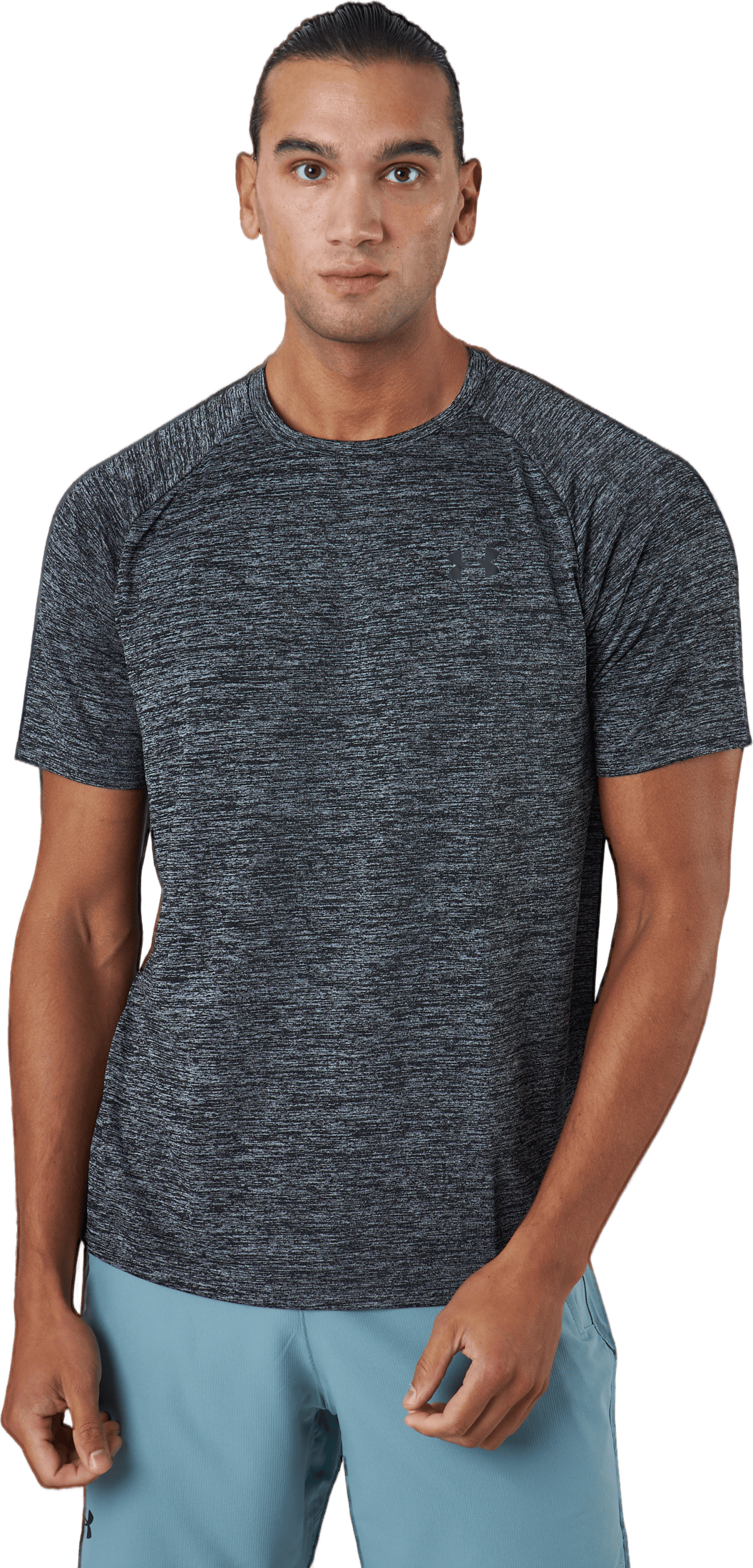 Ua Tech 2.0 Ss Tee Black