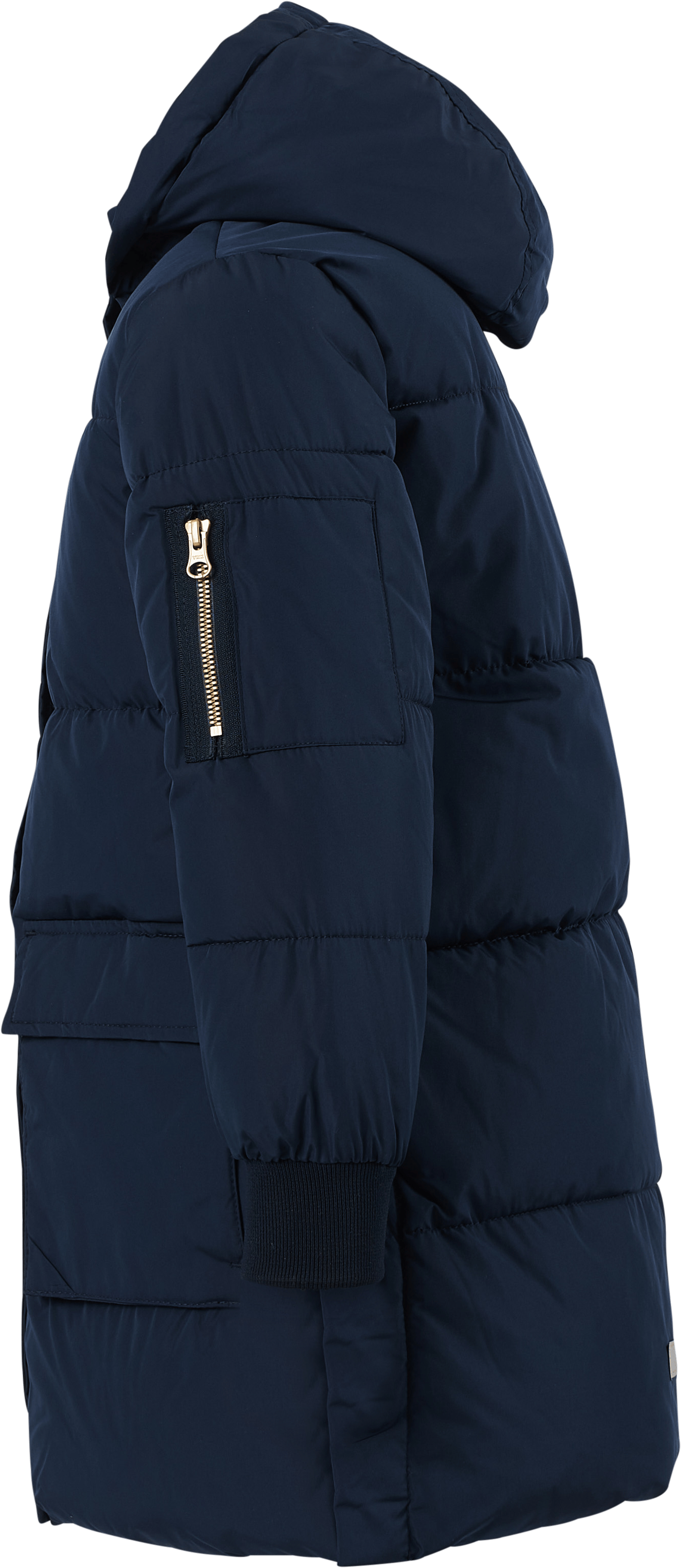 Nkfmuso Long Puffer Jacket Cam Dark Sapphire - Bild 2