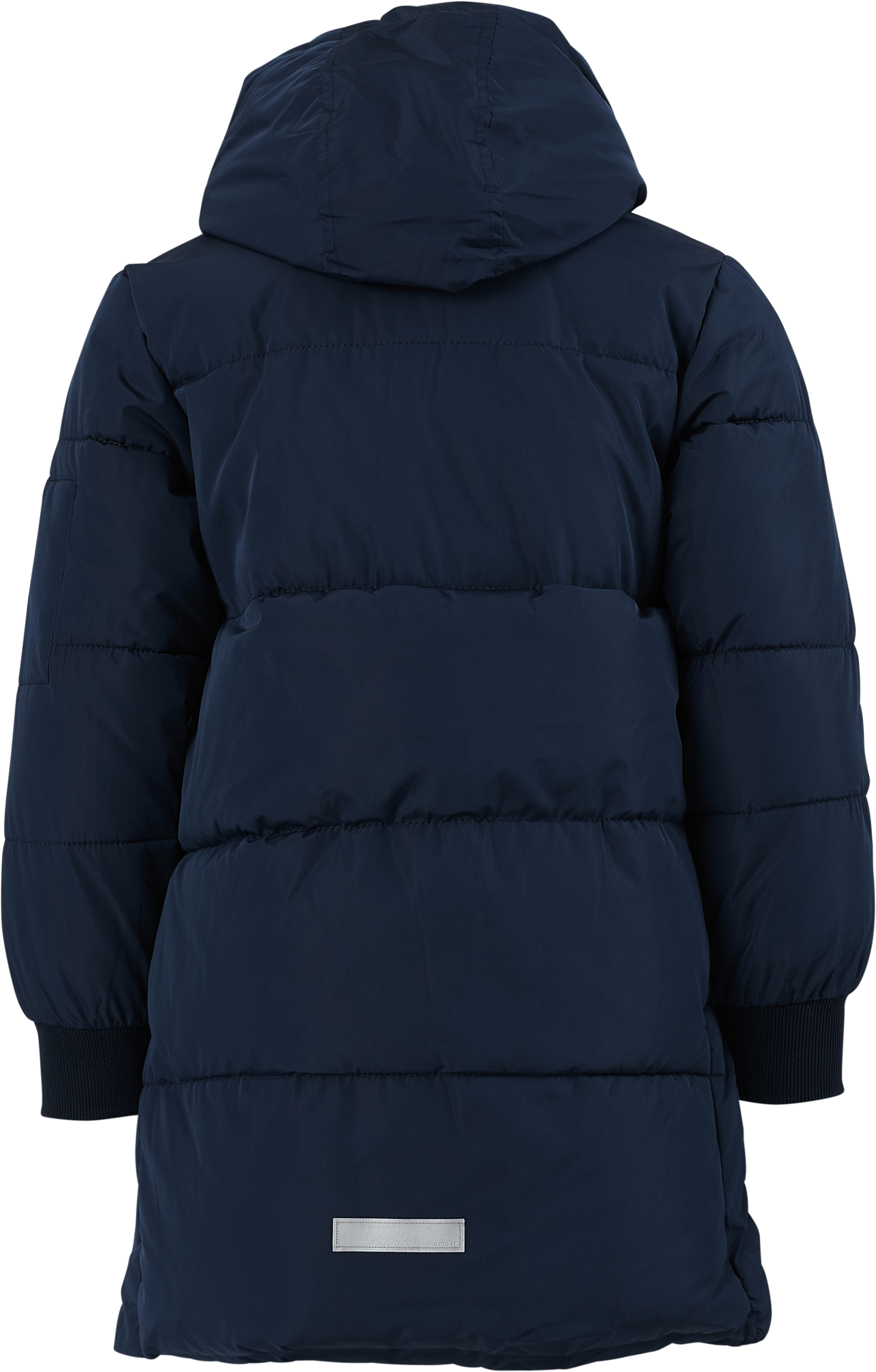 Nkfmuso Long Puffer Jacket Cam Dark Sapphire - Bild 3