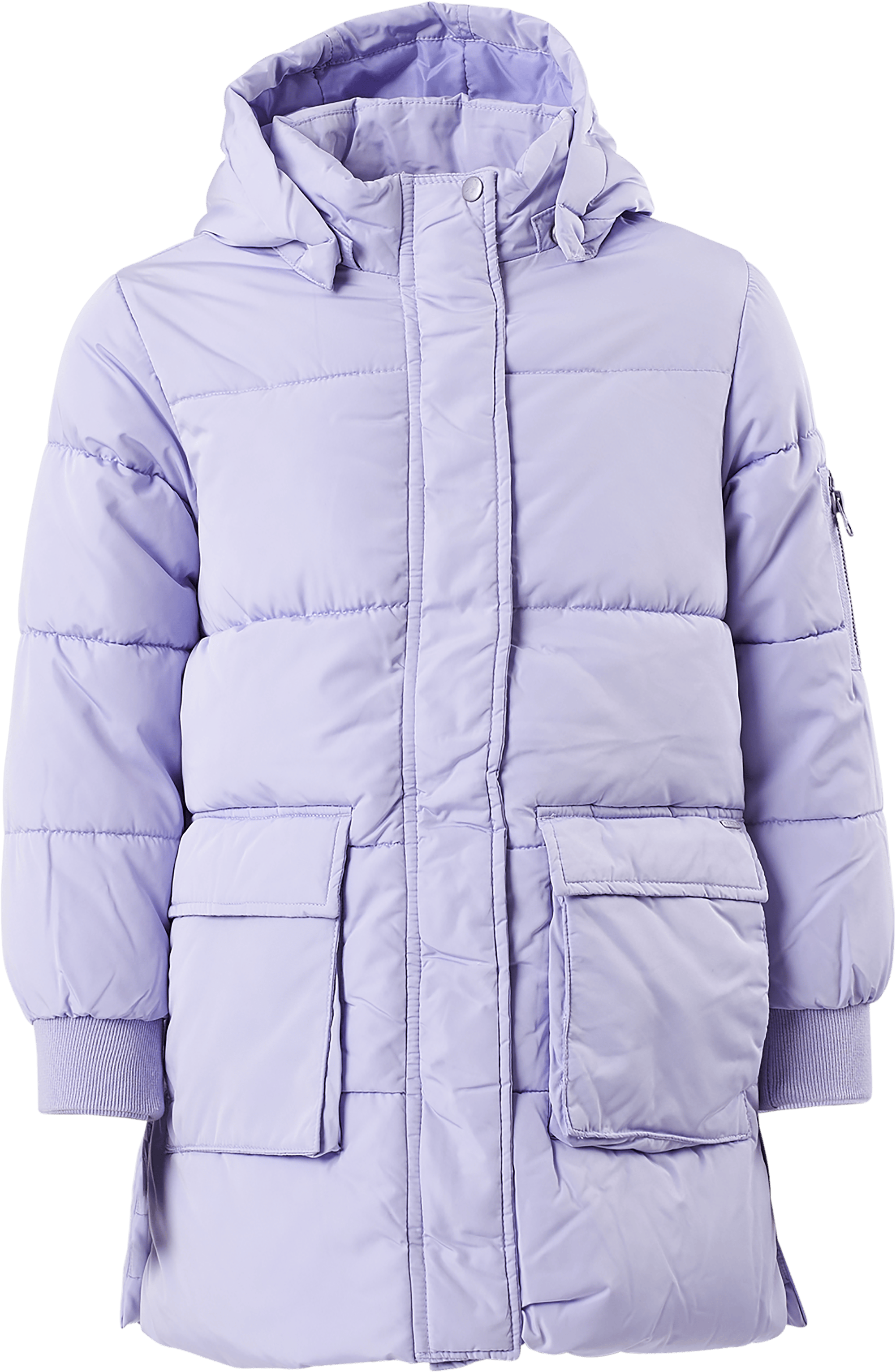 Nkfmuso Long Puffer Jacket Cam Lavender, Unisex, Apparels, jackets, 134